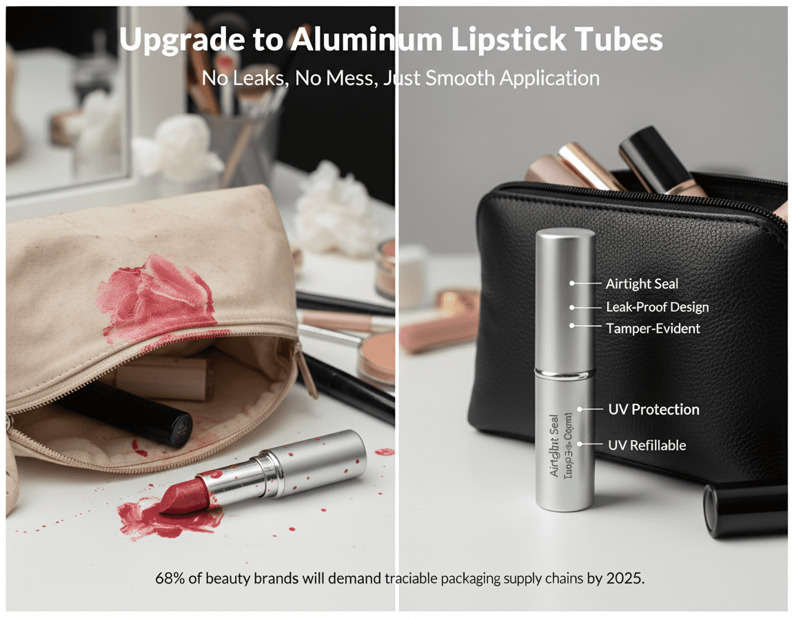 Leaky Tubes? Switch To Aluminum Lipstick Tubes