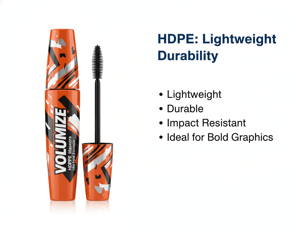 Types Of Orange Mascara Bottle Materials