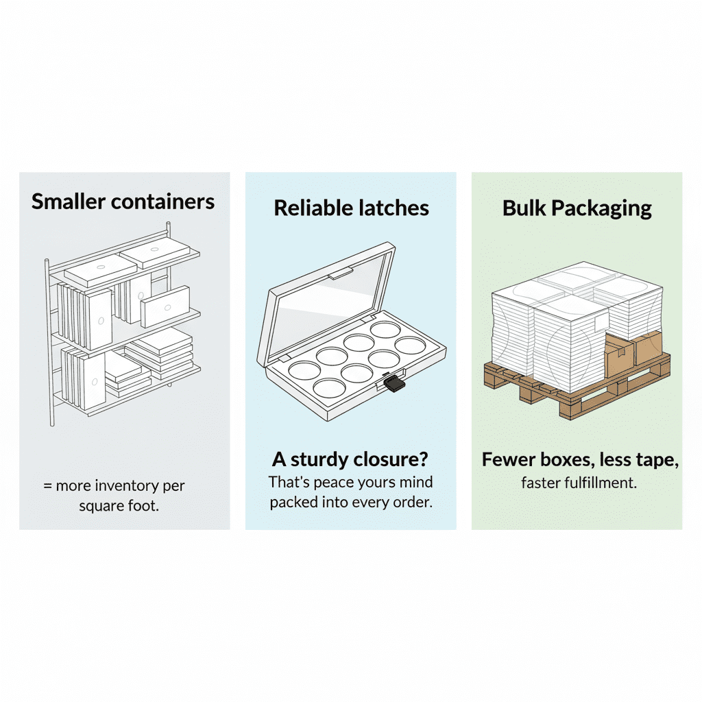 E-commerce-lancering: essentiële producten voor een aangepast leeg palet
