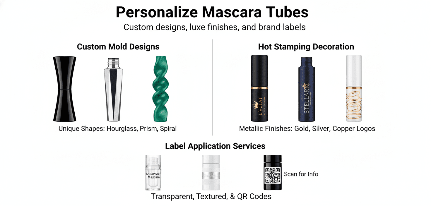 3 Ways To Personalize Empty Mascara Tubes