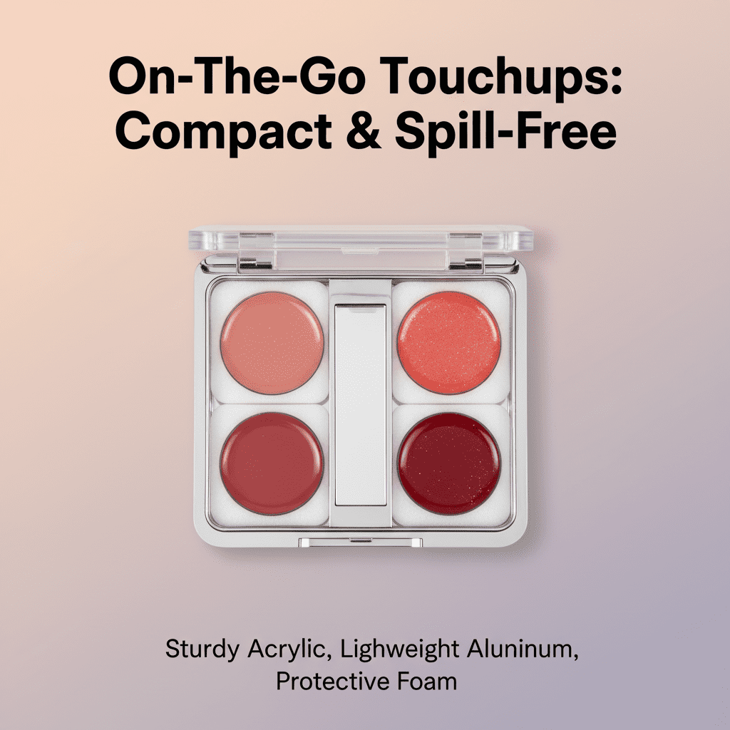 随时随地补妆：小巧唇彩盘