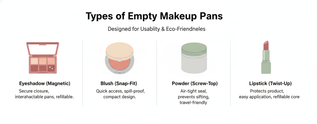 Type of Empty Makeup Pans