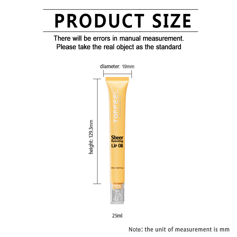 ขนาดท่ออ่อน TU80 สำหรับดูแลริมฝีปาก