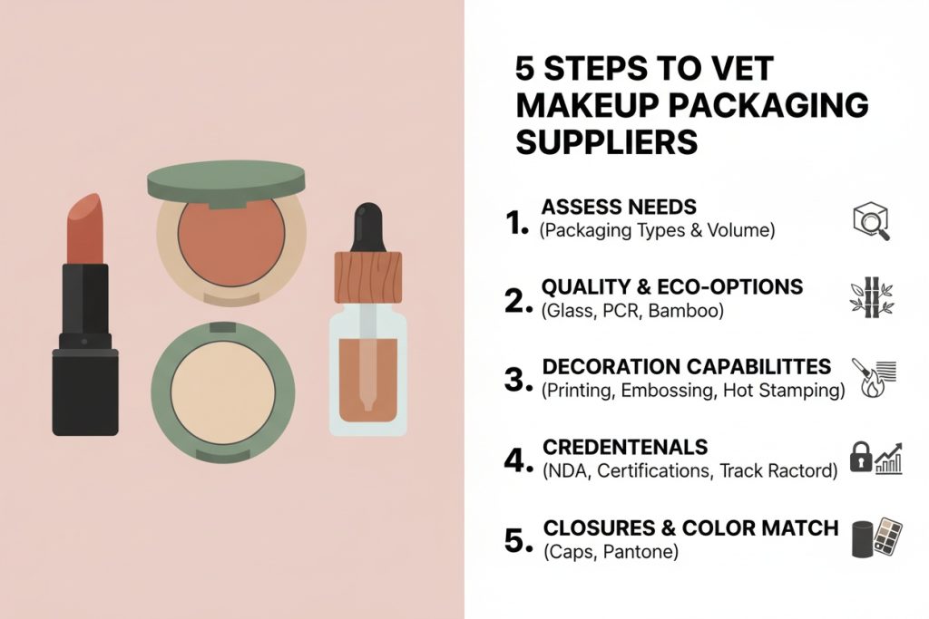 5 STEPS TO VET MAKEUP PACKAGING SUPPLIERS