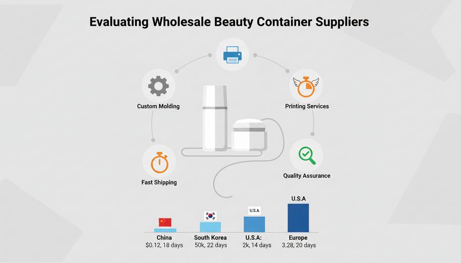Evaluating Wholesale Beauty Container Suppliers