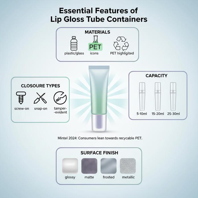 Quick Tips for Selecting the Right Lip Gloss Tube Containers Today插图