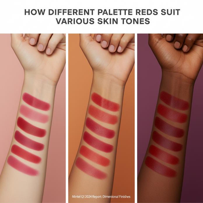 Hur man väljer den bästa palett-röda för din hudton och stil插图1