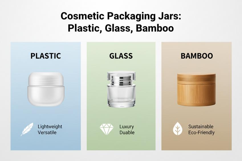 How to Choose the Best Wholesale Cosmetic Packaging Jars for Your Brand插图1