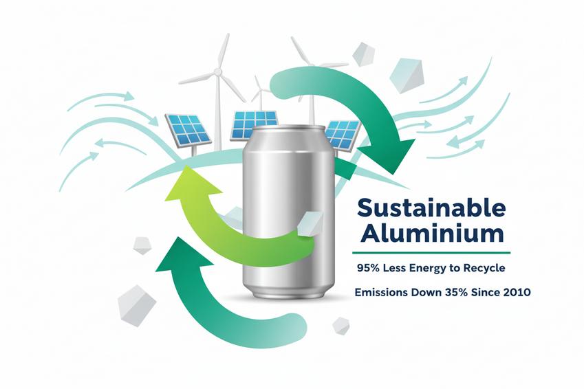 Hållbar aluminiumförpackning för varumärke