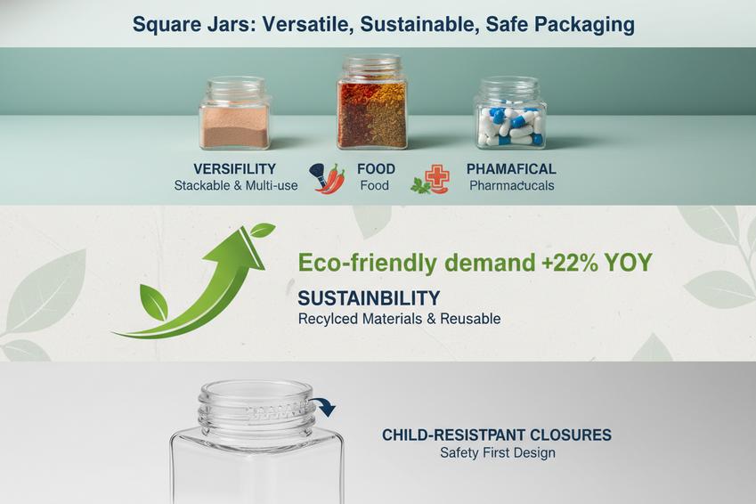 round vs square jar which shape is suitable for your brands