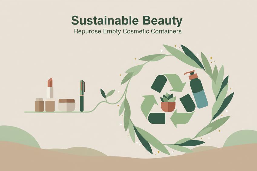 تجميل مستدام-طرق ذكية لإعادة استخدام عبوات التجميل الفارغة-0