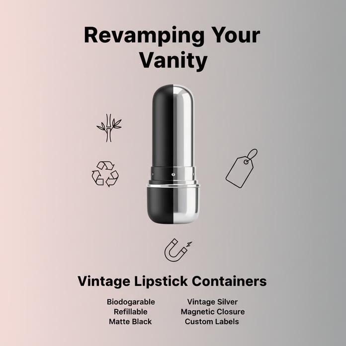 Vintage Lipstick Container