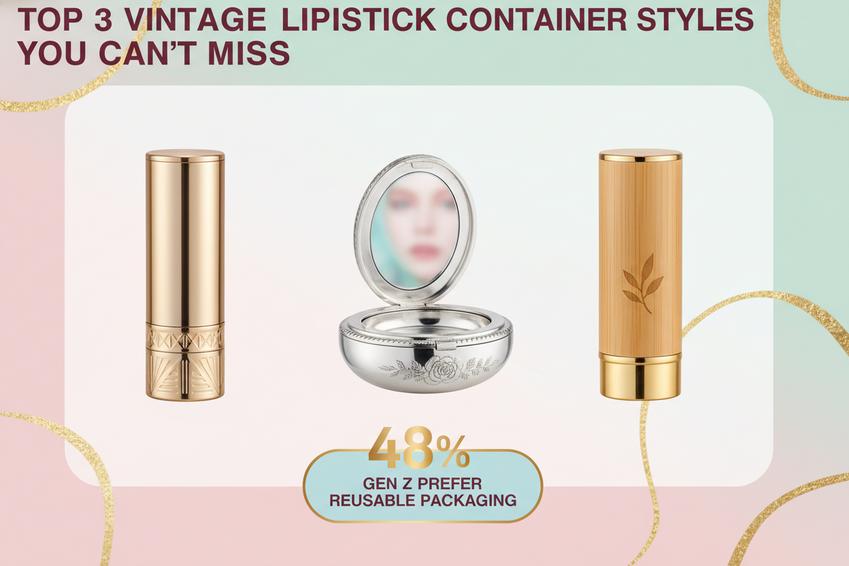 Vintage Lipstick Container