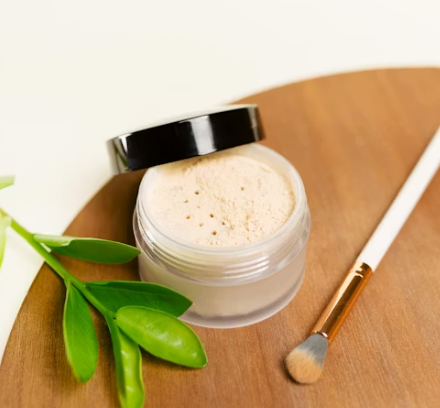 vật liệu nào được sử dụng để làm lọ phấn trang điểm-1