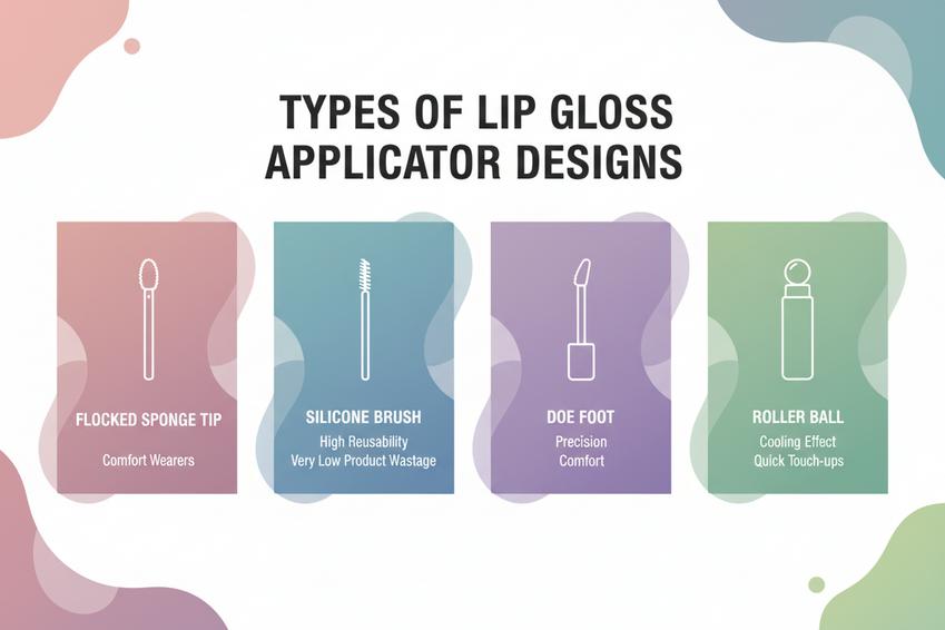 Vad du behöver veta om olika typer av läppglansapplikatorer插图