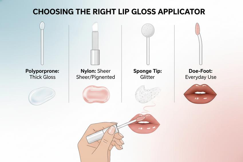 Vad du behöver veta om olika typer av läppglansapplikatorer插图1