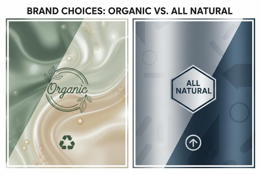 Натуральная против органической для макияжа