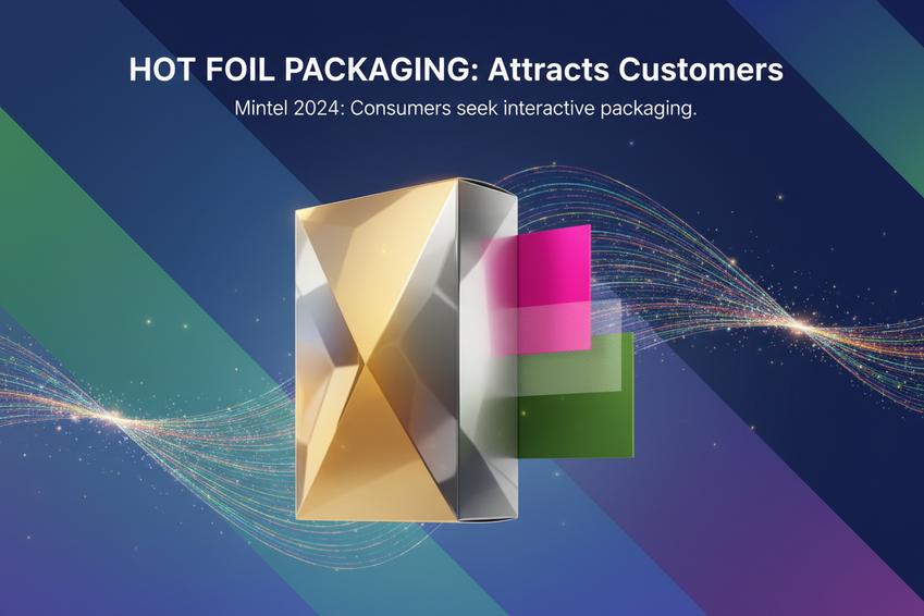 Embalagem com Folha Quente