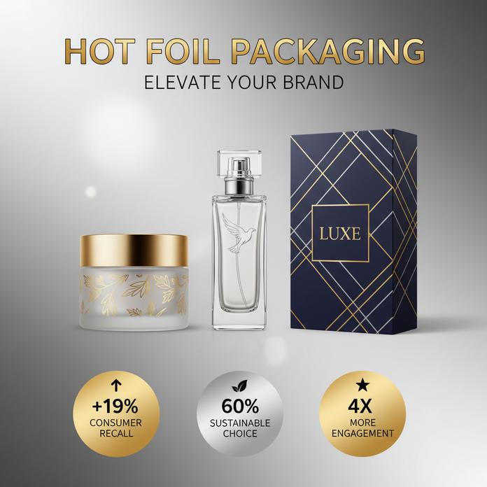 Embalagem com Folha Quente