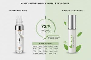 bouteille de gloss à lèvres