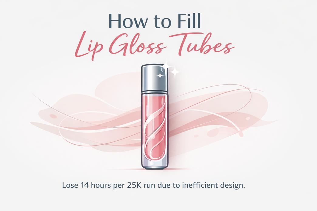 生产设计：如何填充和清洁唇彩管