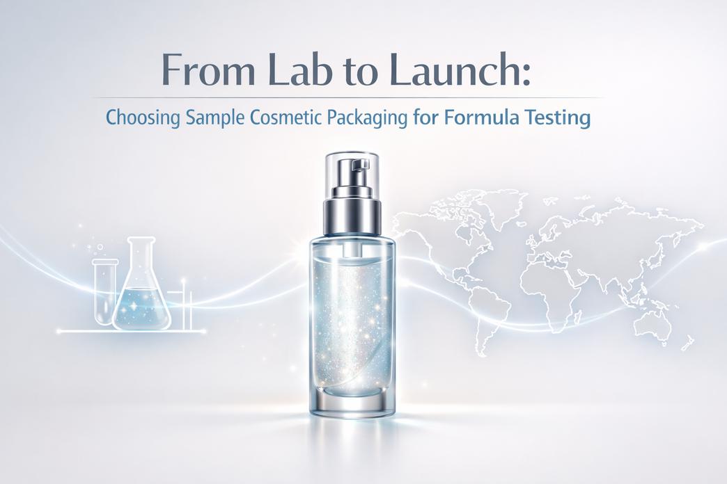 从实验室到上市，选择样品化妆品包装进行配方测试0