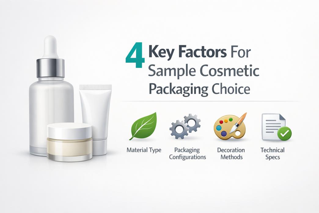 从实验室到上市:选择样品化妆品包装进行配方测试插图1 样品化妆品包装选择的4个关键因素