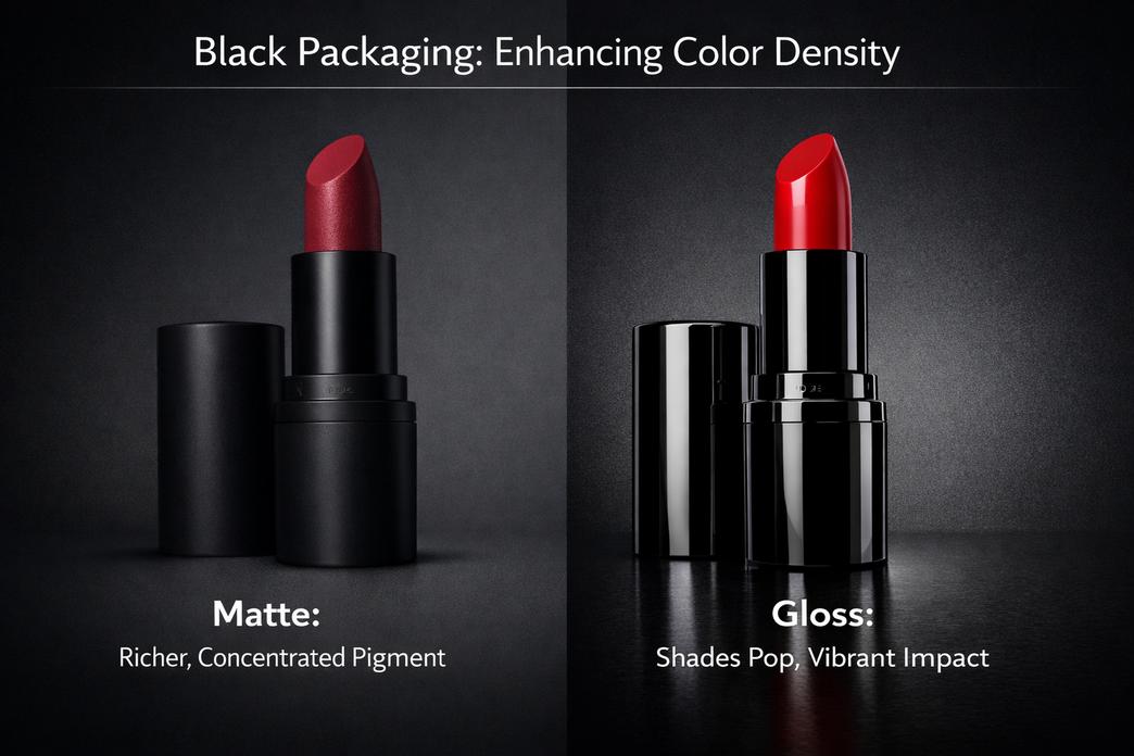 从哑光到光泽，黑色包装如何提升色彩密度的感知0