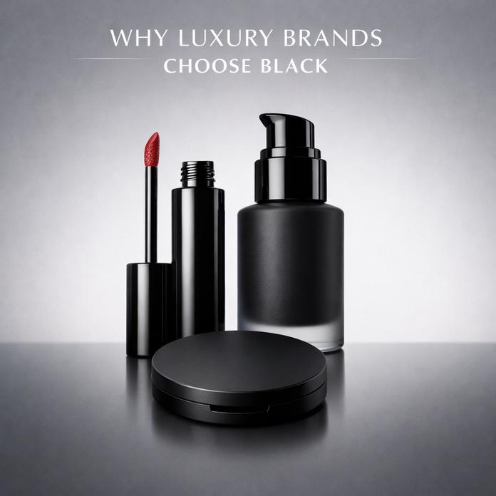 黑色化妆品包装