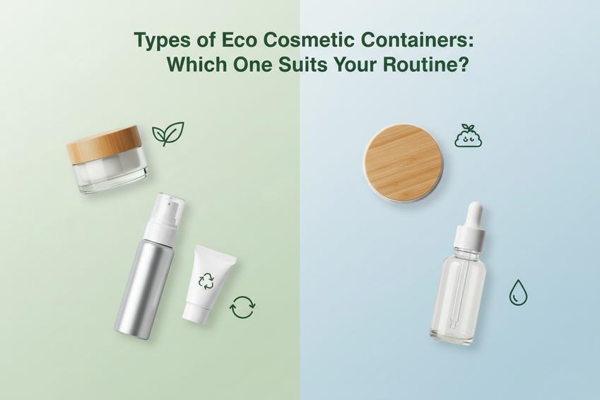 druhy ekologických kosmetických kontejnerů