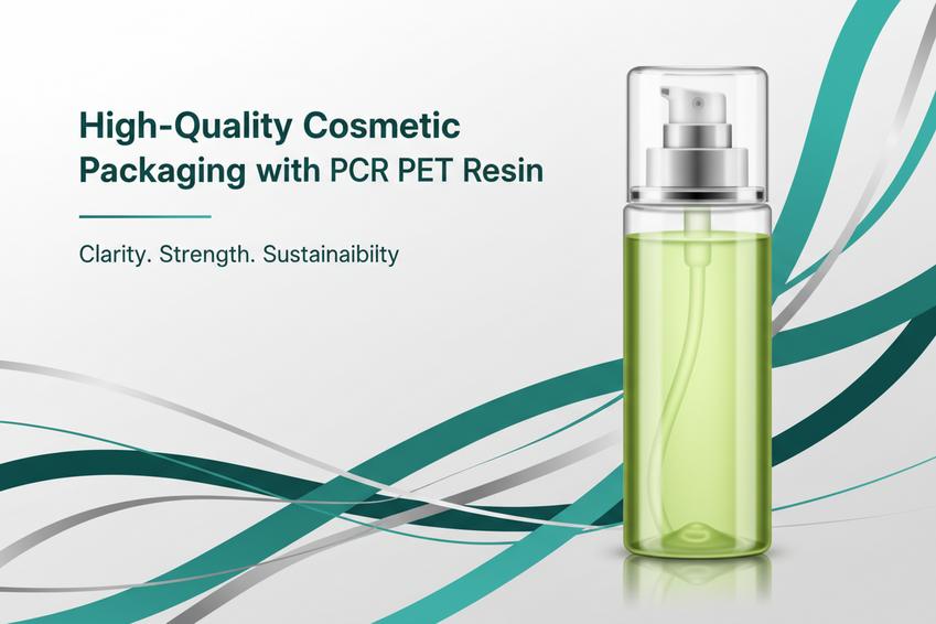 cách đạt được bao bì mỹ phẩm chất lượng cao với nhựa PET tái chế (PCR)