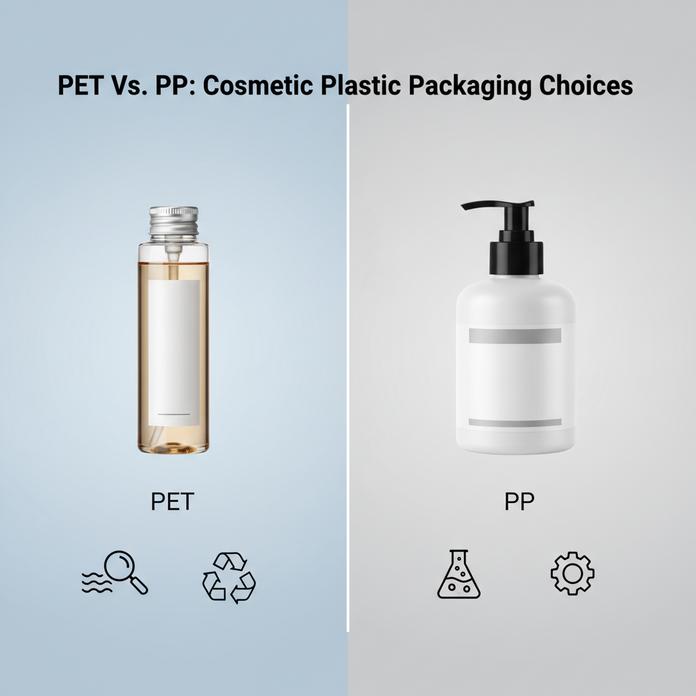 pet vs. pp plastemballasje for kosmetikk