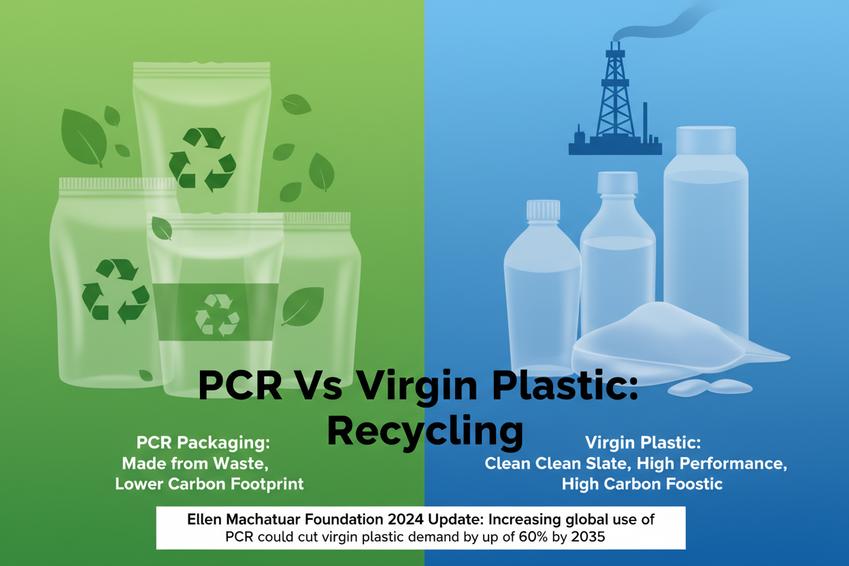 pcr Vs virgin plastic