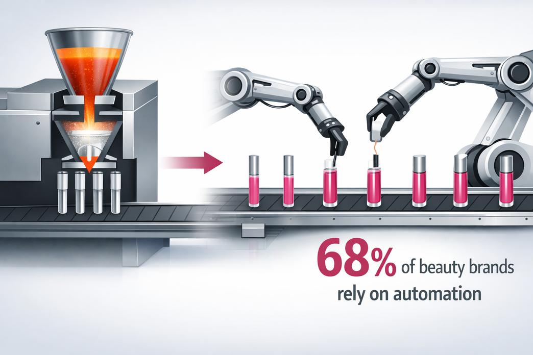 Squeeze vs. Wand: A megfelelő Essence ajakfénycső kiválasztása a formuládhoz插图3 68% szépségmárkák az automatizációra támaszkodnak