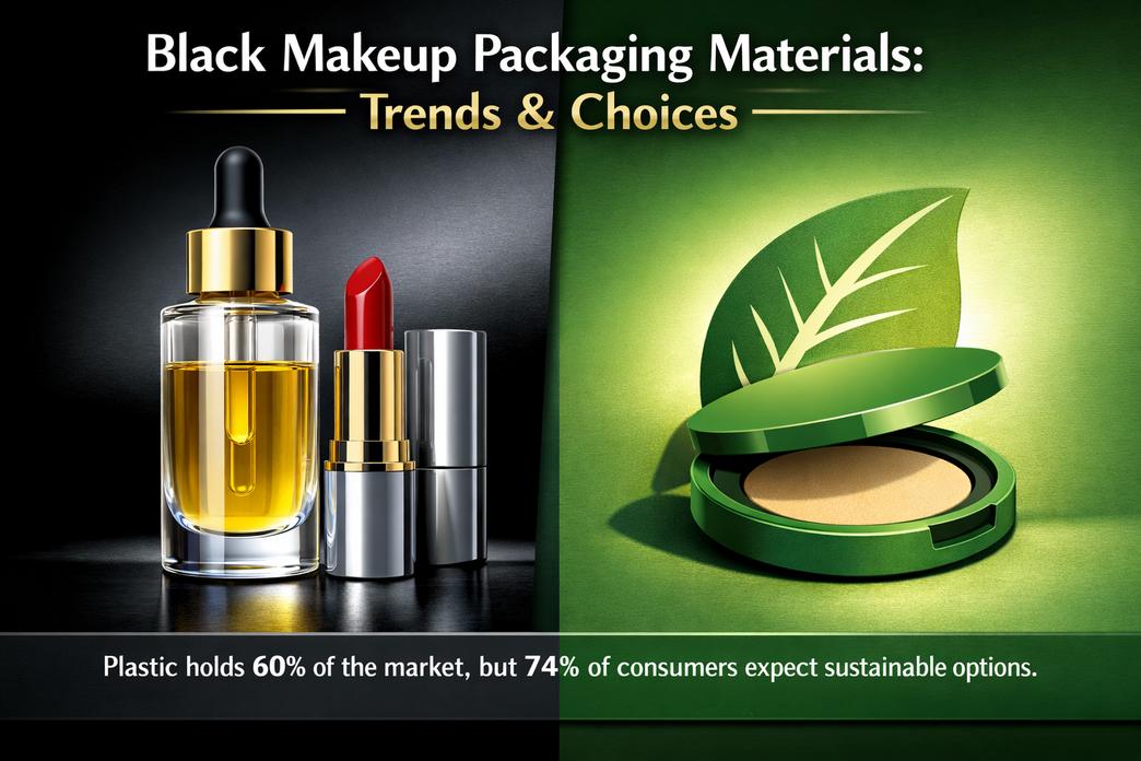 黑色化妆品包装材料类型