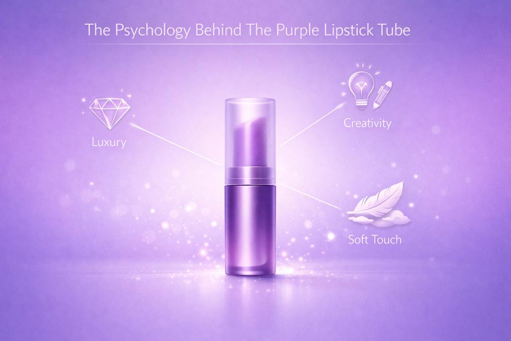 化妆品中的紫色包装