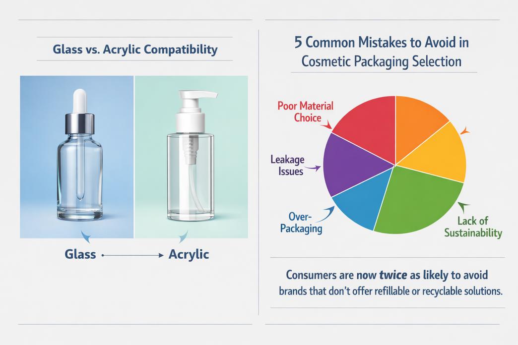 选择化妆品包装时应避免的五个常见错误