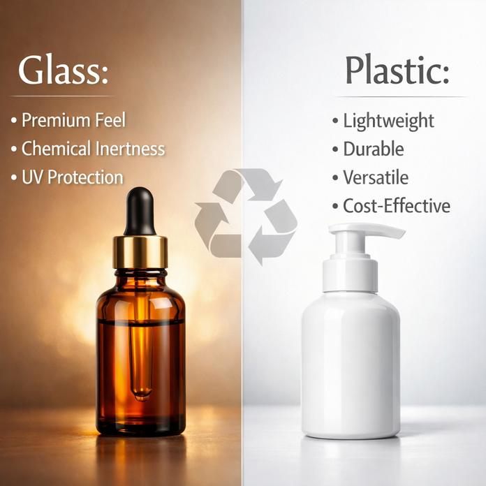 玻璃与塑料化妆品容器包装