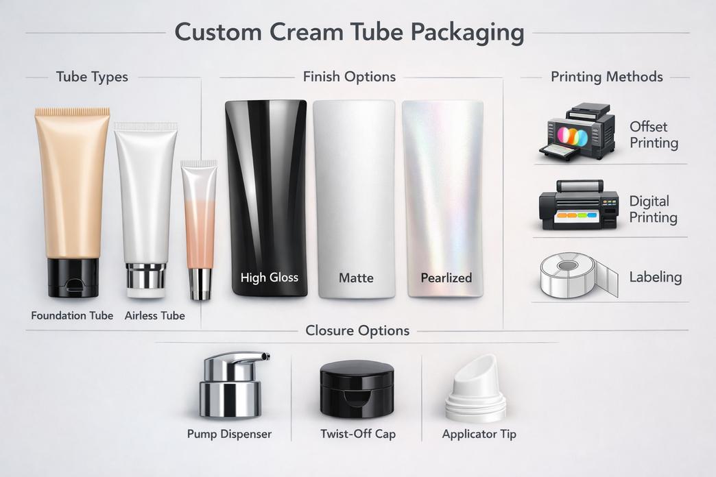 定制乳霜管包装