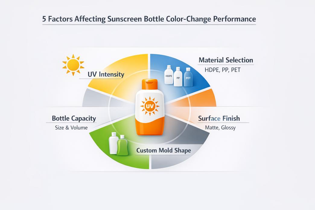 5 факторов, влияющих на изменение цвета бутылки с солнцезащитным кремом