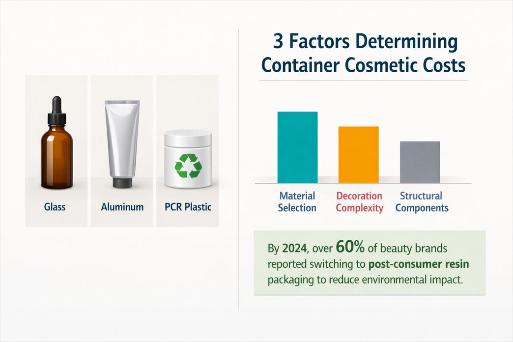 Miért fontos a konténeres kozmetikai csomagolás a szépségmárkád számára? 2 3 tényező, amelyek meghatározzák a konténeres kozmetikumok költségeit