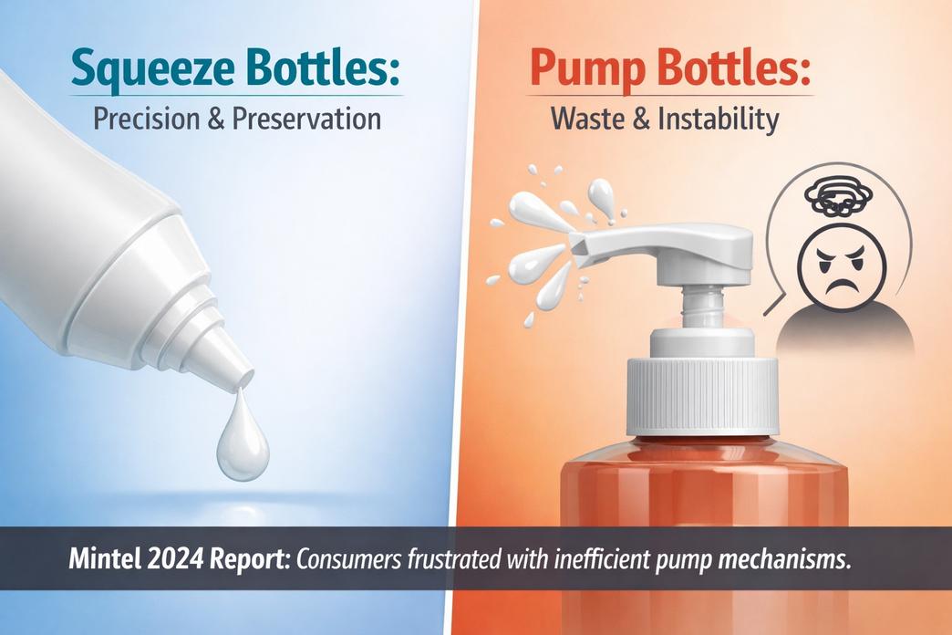 擠壓瓶與泵式瓶子：哪一種更適合你的日常護理？