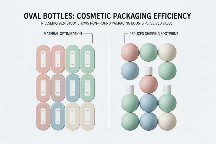 为什么椭圆瓶是化妆品包装的终极选择插图 椭圆化妆品瓶