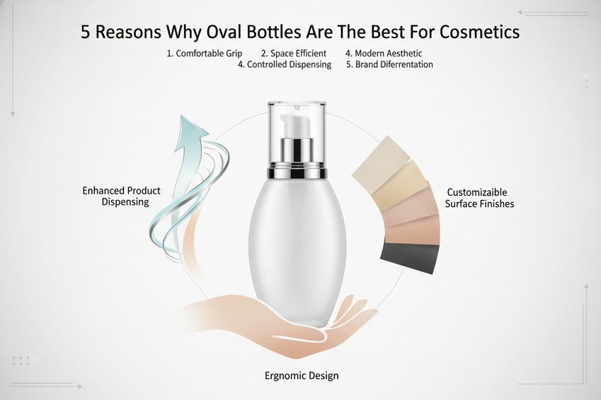 为什么椭圆瓶是化妆品包装的终极选择插图1 选择椭圆瓶的原因