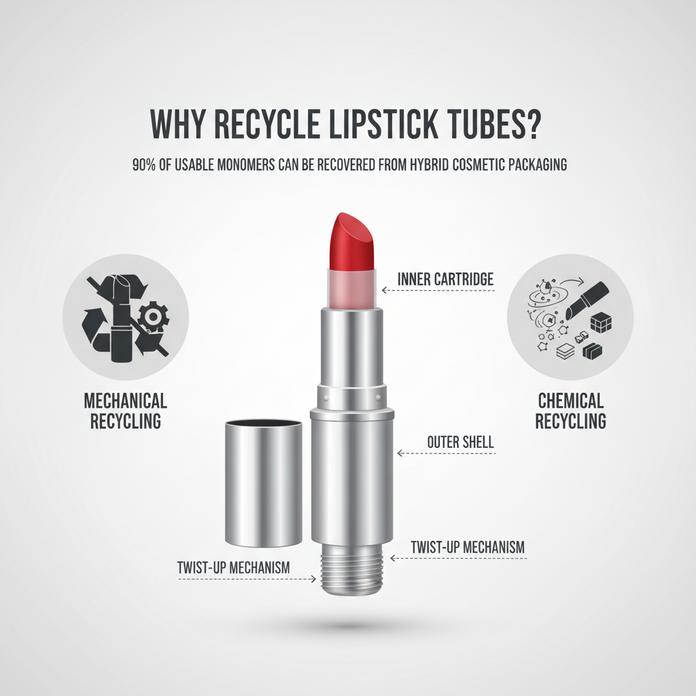 Why Recycle Lipstick Tubes? The Benefits for a Sustainable Future插图 why recycle lipstick tubes
