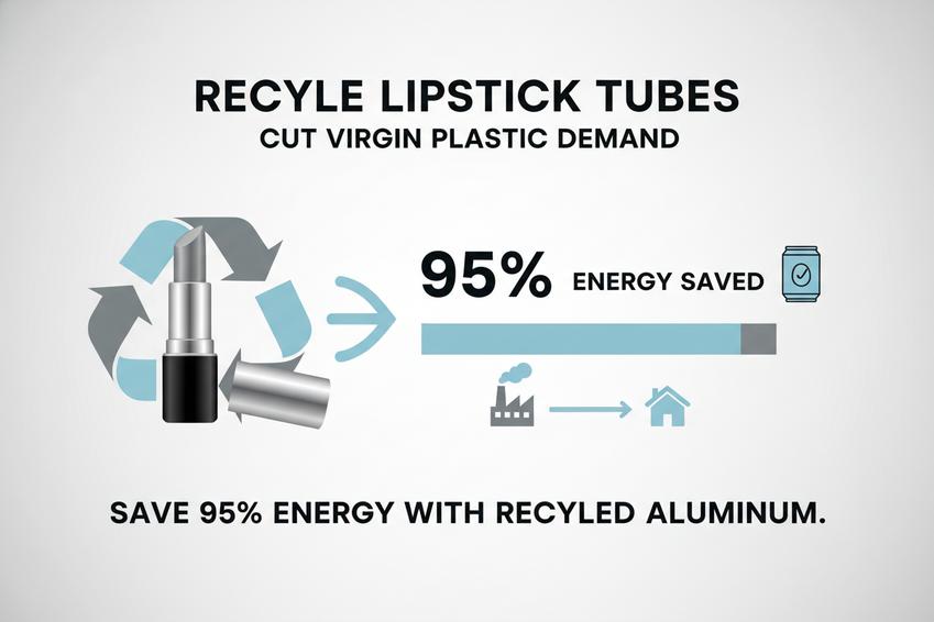 Why Recycle Lipstick Tubes? The Benefits for a Sustainable Future插图2 benefits of recycle lipstick tubes