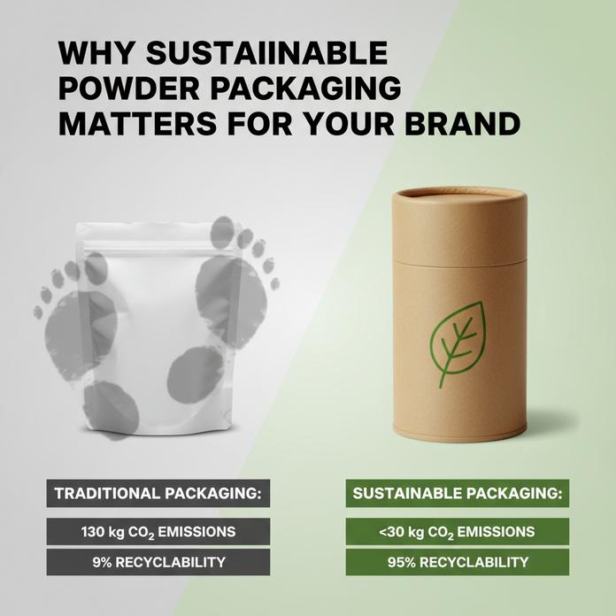 为什么你应该选择可持续的粉末包装?插图 彩妆粉末包装