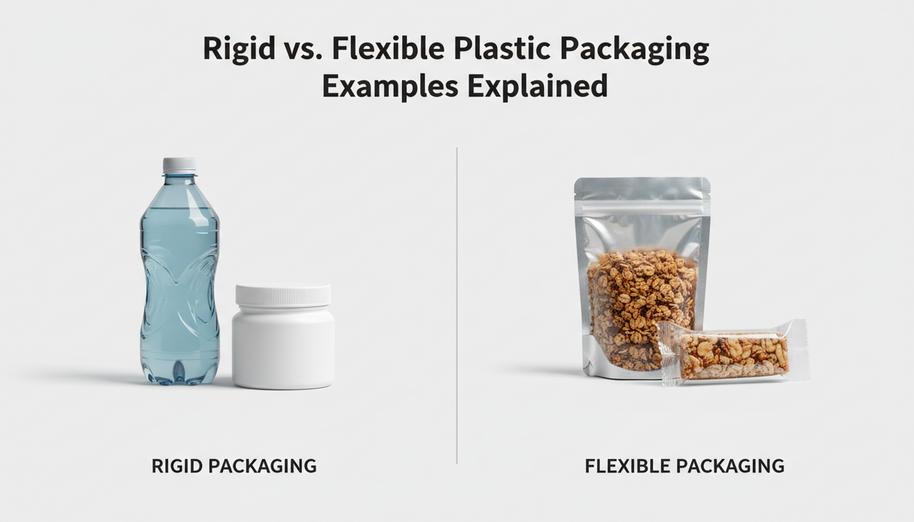 5 vanliga exempel på plastförpackningar som används i industrin idag插圖1 Raka vs. Flexibla plastförpackningsexempel förklarade