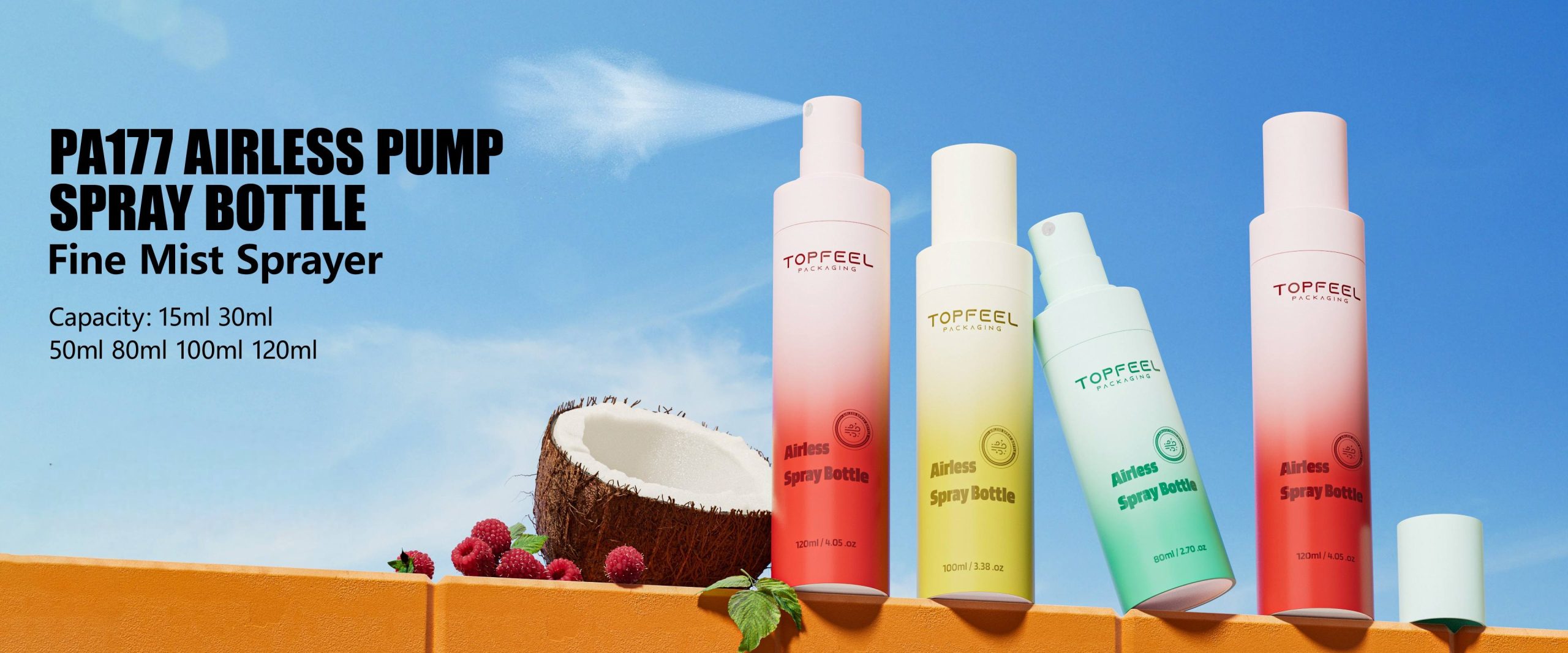 Top 10 Luxury Cosmetic Packaging Manufacturers in China插图 Airless Spray Bottle