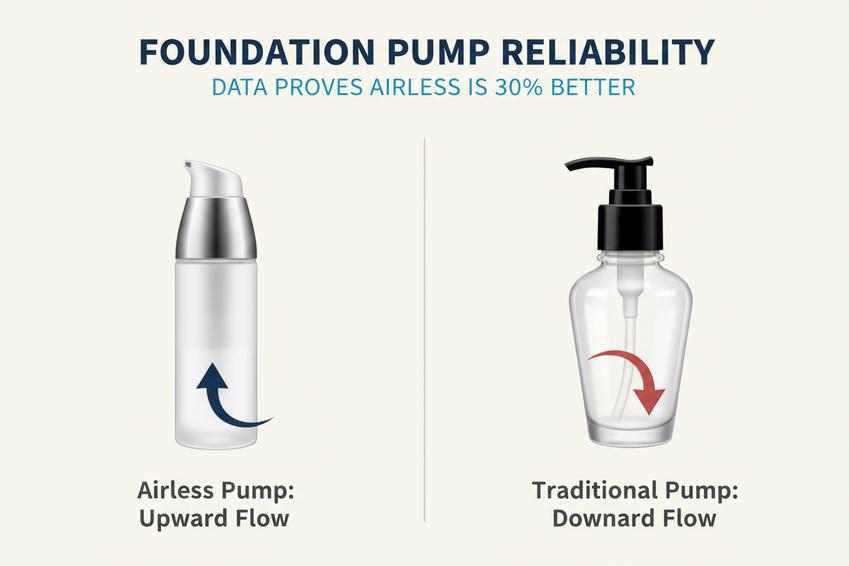 Надежность насоса для тональной основы: данные доказывают, что безвоздушные системы лучше 30%